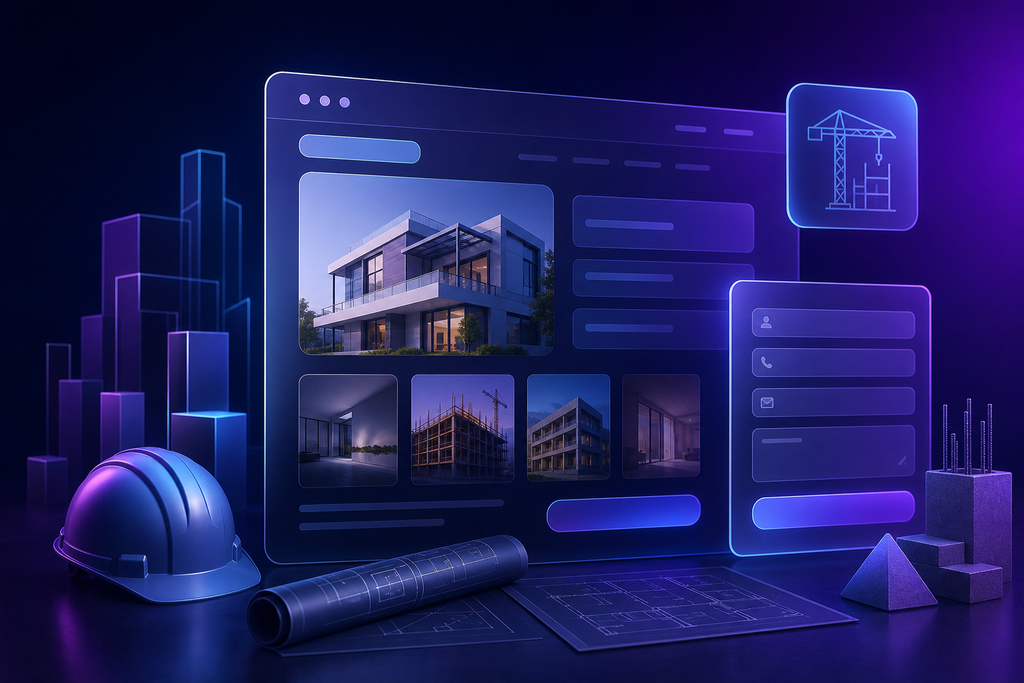 Сайт для строительной компании: портфолио и заявки