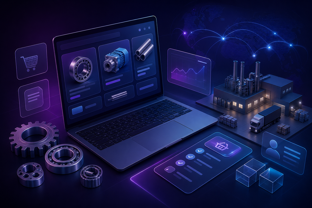 Сайт для производственной компании и B2B: каталог, прайсы и заявки от снабженцев