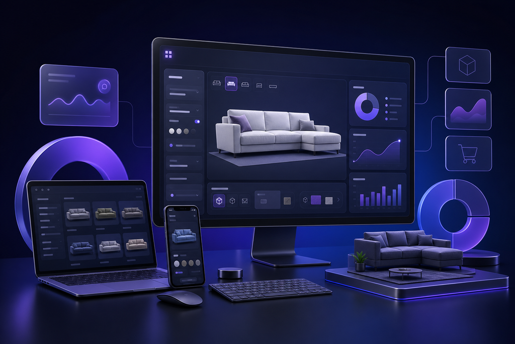 Интернет-магазин мебели с 3D-конфигуратором диванов - изображение 1