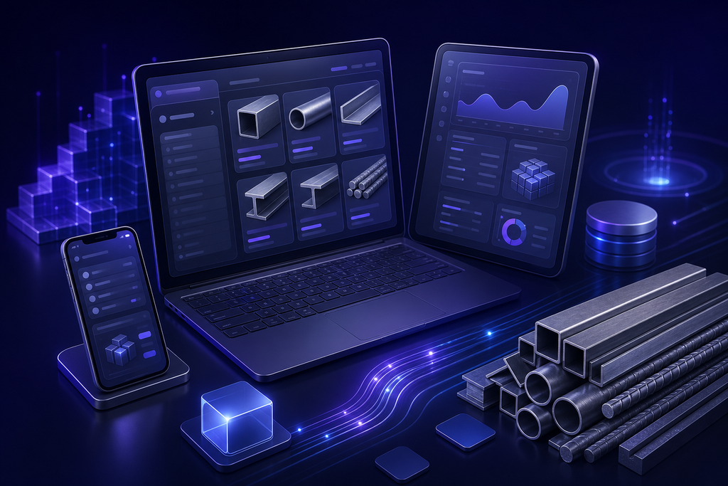 B2B-каталог металлопроката с интеграцией 1С